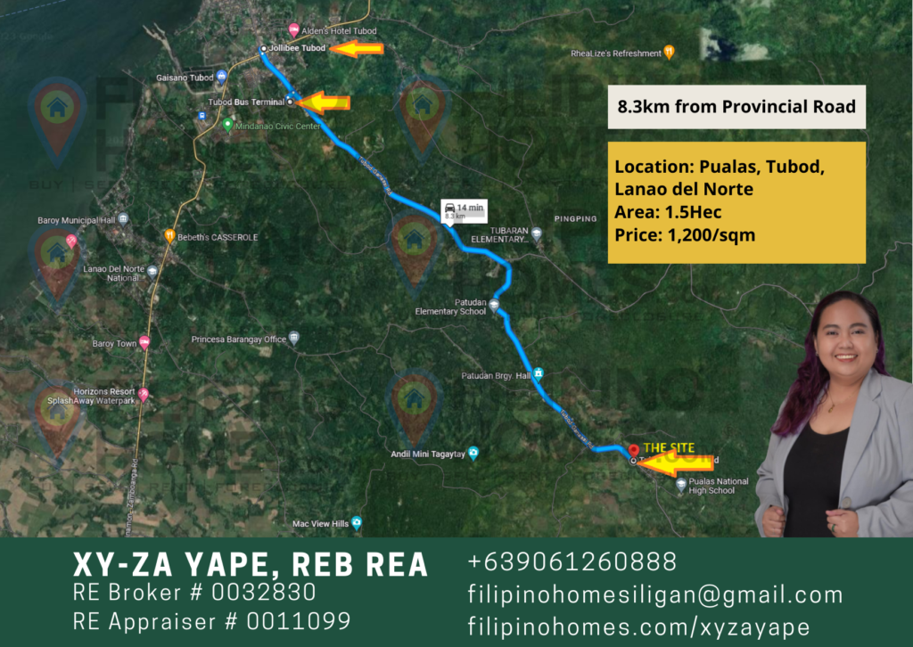 [Listing] FARM LOT FOR SALE Tubod, Lanao del Norte XYZA YAPE, REA REB